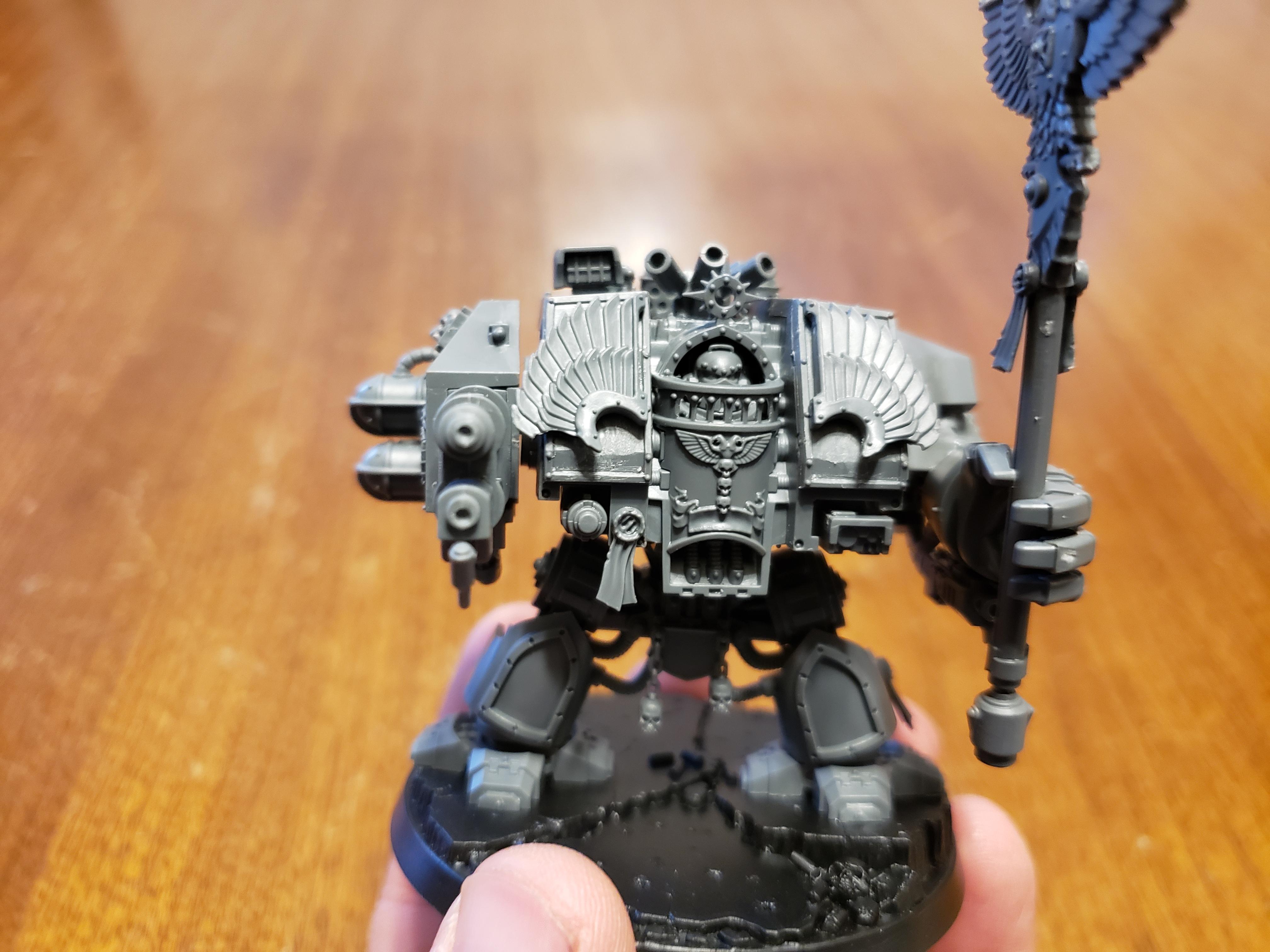 Chaplain Venerable Dreadnought, Crozius Arcanum, Inferno Cannon, Storm